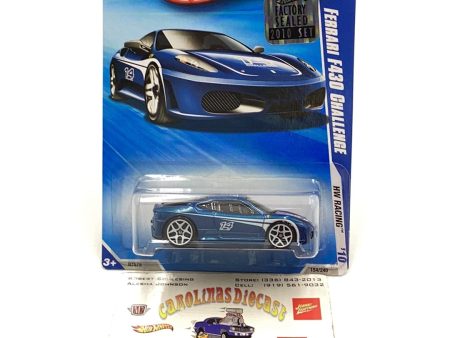 2010 Hot Wheels #154 Ferrari F430 Challenge Toys r Us exclusive factory sealed sticker with protector Supply