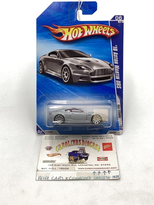 2010 Hot Wheels #124 10 Aston Martin DBS All Stars Fashion