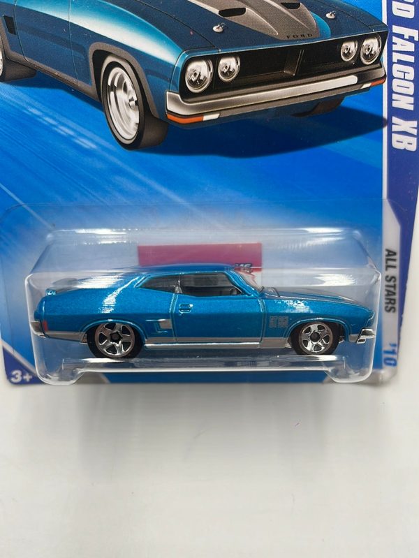 2010 Hot Wheels All Stars ‘73 Ford Falcon XB Blue Keys to Speed 125 240 25A Discount