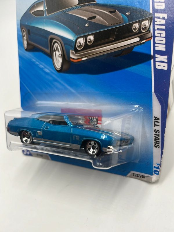 2010 Hot Wheels All Stars ‘73 Ford Falcon XB Blue Keys to Speed 125 240 25A Discount