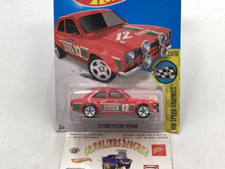 2017 Hot Wheels #185 70 Ford Escort RS1600 26E Discount