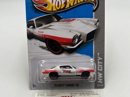 2012 Hot Wheels HW City ‘70 Chevy Camaro RS Fire 163 247 13G Online Sale