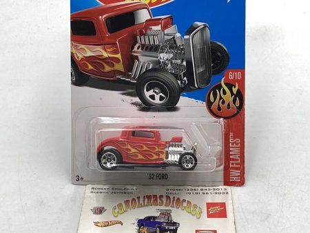 2017 Hot wheels #146 32 Ford red 35B Hot on Sale