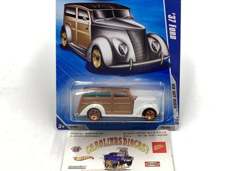 2010 Hot Wheels Hot Rods #141 37 Ford white 33F Sale