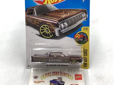 2017 Hot Wheels #15 1964 Lincoln Continental 57D For Discount