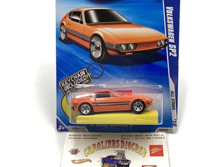 2010 Hot Wheels #126 Volkswagen SP2 w  Bone shaker keychain Walmart exclusive 235G Supply