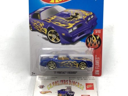 2017 Hot Wheels #13 Custom 77 Pontiac Firebird  51E Hot on Sale