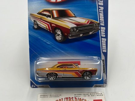 2010 Hot Wheels Nightburnerz ‘70 Plymouth Road Runner Gold 94 240 51A For Discount