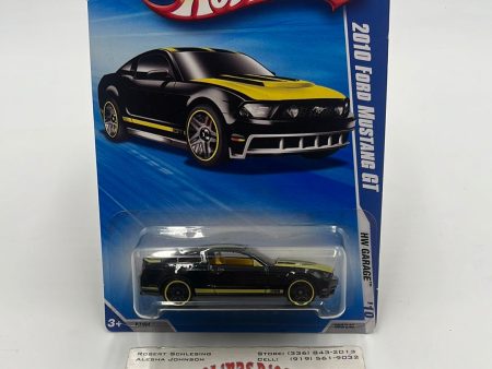 2010 Hot Wheels HW Garage 2010 Ford Mustang GT Black 69 240 24G Online Sale