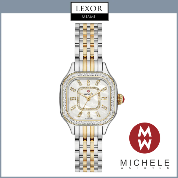 Michele MWW33B000002 Meggie Two-Tone Diamond Stainless Steel Watch for Women Discount