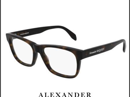 Alexander Mcqueen AM0307O-002 55 Optical Frame MAN ACETATE Fashion