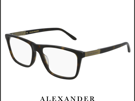 Alexander Mcqueen AM0324O-002 52 Optical Frame MAN ACETATE Online Hot Sale