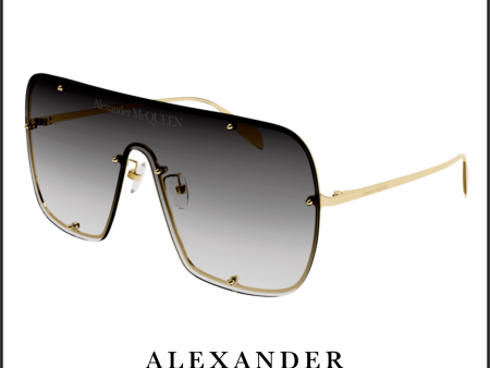 Alexander McQueen AM0362S-003 99 Sunglass UNISEX METAL Online now