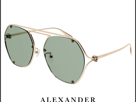 Alexander Mcqueen AM0367S 003 Women Sunglasses Online Hot Sale