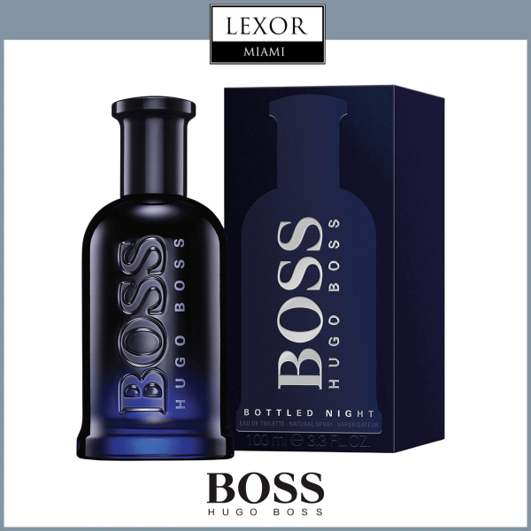 Hugo Boss Bottled Night 3.3oz. EDT Men Perfume Supply