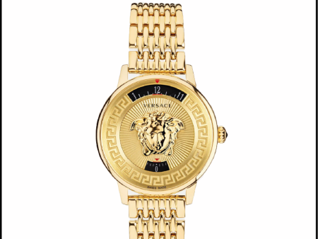 Versace VEZ200421 Medusa Gold Stainless Steel Strap Unisex Watches Cheap