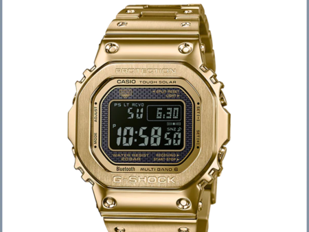 G-Shock GMWB5000GD-9 Solar Power Gold Strap Unisex Watches For Sale