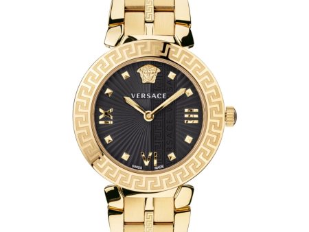 Versace VEZ600521 Greca Icon Gold Stainless Steel Strap Unisex Watches Online now