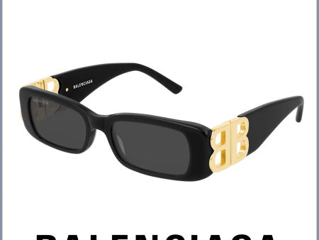 Balenciaga BB0096S 001 51 Sunglasses Unisex For Sale