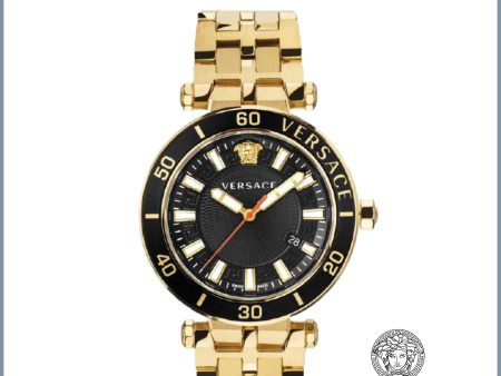 Versace VEZ300721 Greca Sport Gold Stainless Steel Strap Men Watches Online Sale