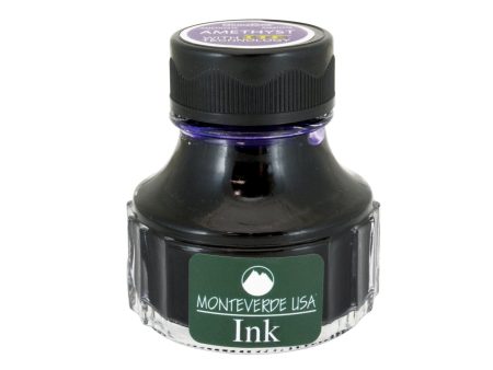 Monteverde Gemstone Amethyst Ink Bottle, Purple - 90ml Hot on Sale