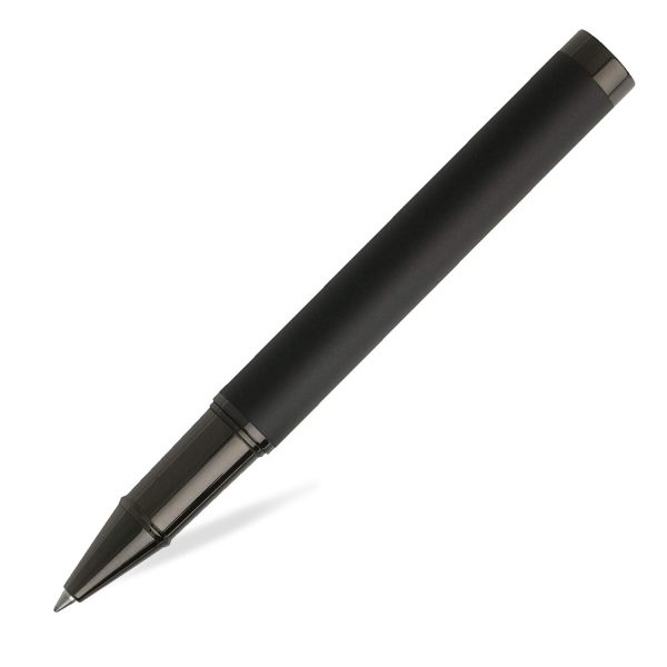 Hugo Boss Column Roller Ball Pen, Matte Black Online now