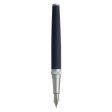 Hugo Boss Gear Fountain Pen, Blue - Steel Nib Online Sale