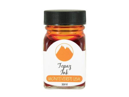 Monteverde Gemstone Topaz Ink Bottle, Orange - 30ml Fashion