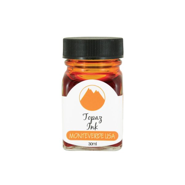 Monteverde Gemstone Topaz Ink Bottle, Orange - 30ml Fashion