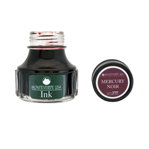 Monteverde Mercury Noir Ink Bottle, Red - 90ml Sale