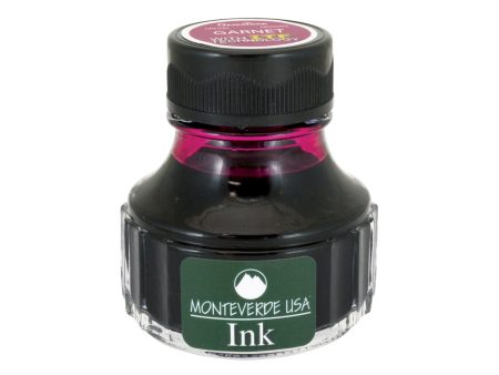 Monteverde Gemstone Garnet Ink Bottle, Pink - 90ml For Discount