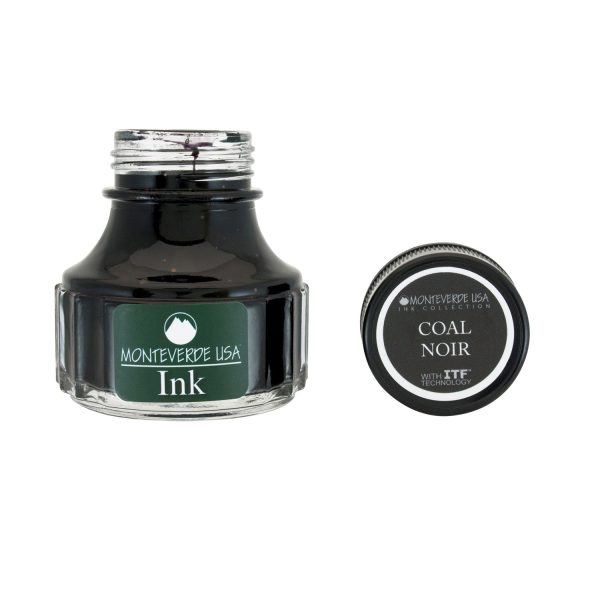 Monteverde Coal Noir Ink Bottle, Grey - 90ml Online now