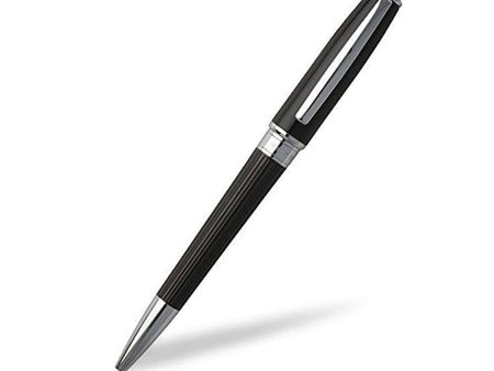 Hugo Boss Essential Ball Pen, Black Striped on Sale