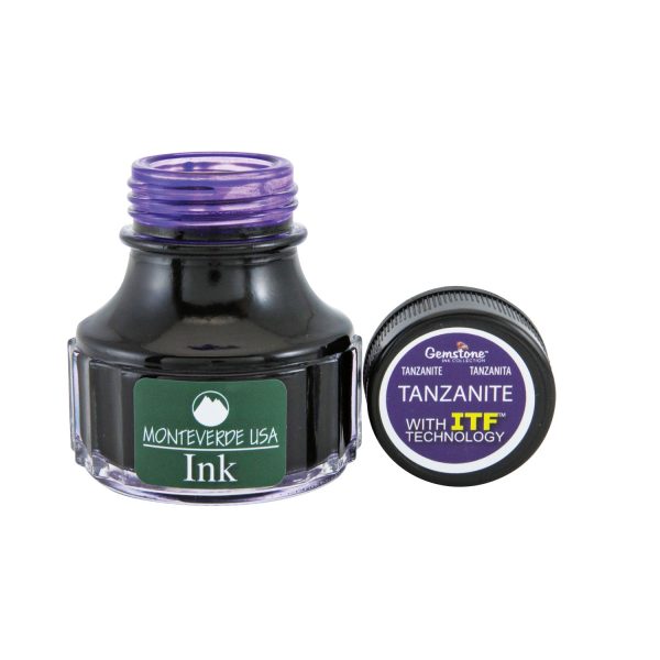 Monteverde Gemstone Tanzanite Ink Bottle, Dark Purple - 90ml Fashion