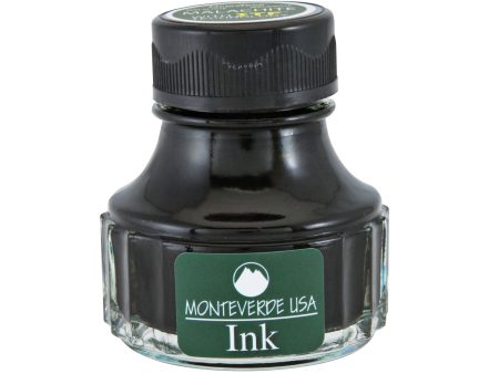 Monteverde Gemstone Malachite Ink Bottle, Green - 90ml For Sale