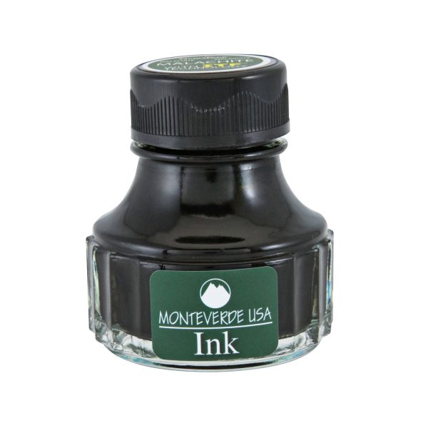 Monteverde Gemstone Malachite Ink Bottle, Green - 90ml For Sale