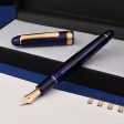 Platinum 3776 Century Fountain Pen - Chartres Blue GT Online Hot Sale