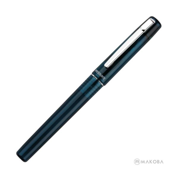 Platinum Prefounte Fountain Pen - Graphite Blue Supply