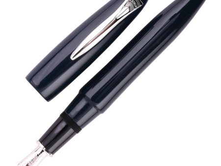 Platinum Izumo Iro Urushi Fountain Pen - Aitetsu Iro Supply