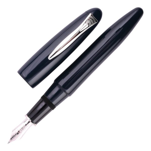 Platinum Izumo Iro Urushi Fountain Pen - Aitetsu Iro Supply