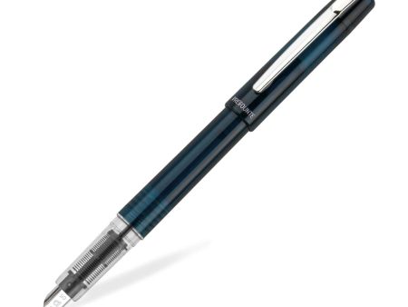 Platinum Prefounte Fountain Pen - Graphite Blue Supply