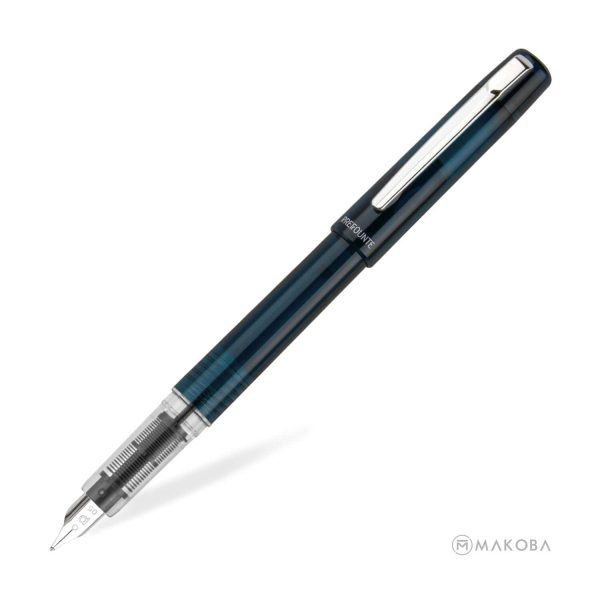 Platinum Prefounte Fountain Pen - Graphite Blue Supply