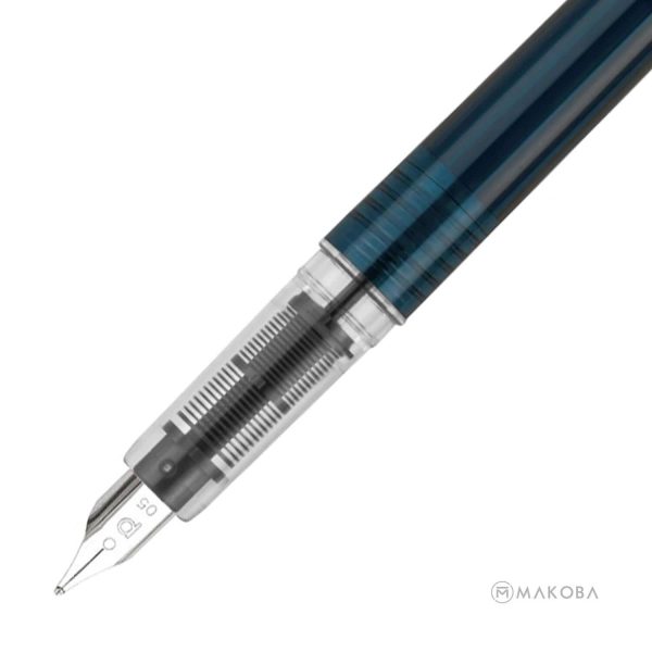 Platinum Prefounte Fountain Pen - Graphite Blue Supply