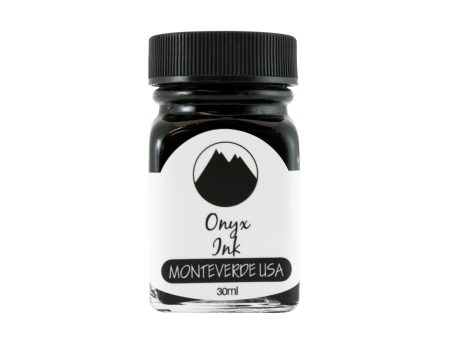 Monteverde Gemstone Onyx Ink Bottle, Black - 30ml Discount