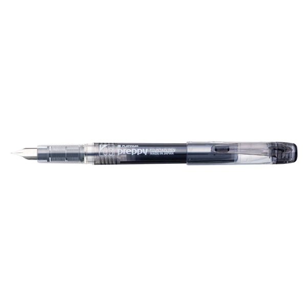 Platinum Preppy Fountain Pen, Black - Steel Nib For Sale